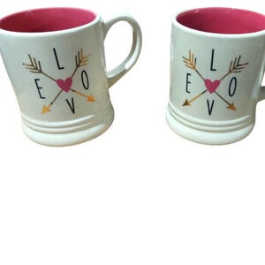 Set of 2 Love Mugs